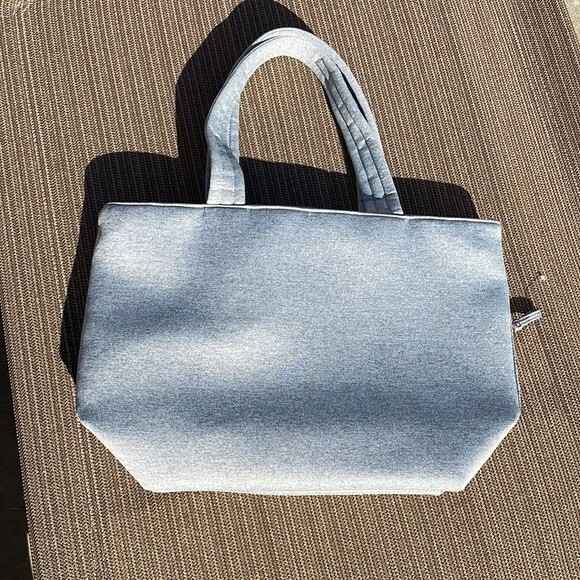 Stella & Dot Crush It Bow Tote - Grey NWOT - Picture 5 of 8